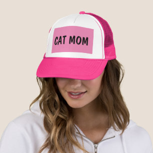 CHAT MOM CASQUETTES ROSE
