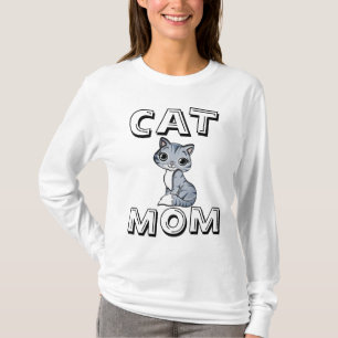 CHAT MOM, T-shirts pour dames