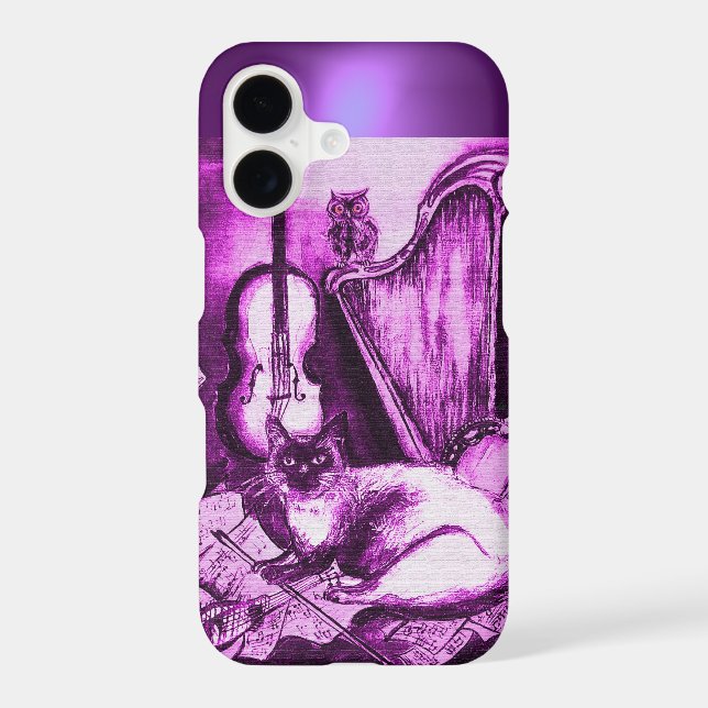 CHAT MUSICALE AVEC OWL DANS GEM ROSE PURPLE (Verso)