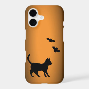 Chat noir avec chauve-souris