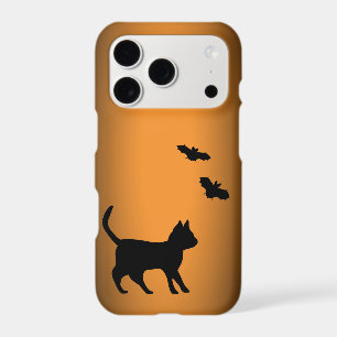 Chat noir avec chauve-souris