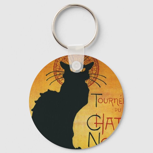 Chat Noir - Black Cat Keychain (Front)