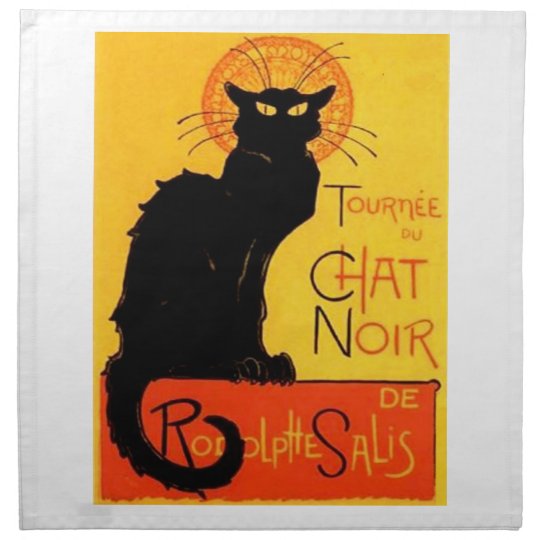Chat Noir...Black Cat Napkins