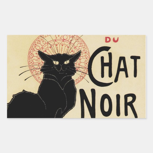 Chat Noir~Black Cat Sticker (Front)