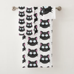 Chat noir Chat noir Chat gris Chat portant des lun