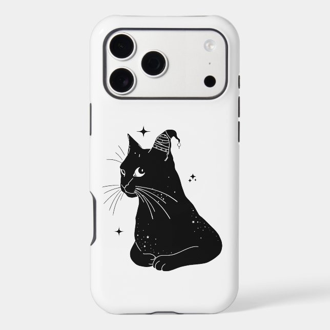 Chat noir coup d'oeil céleste (Verso)