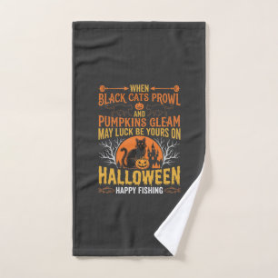 Chat noir de citrouille d'Halloween Conception de 