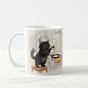 Chat noir de la cuisine Kitty, Tasse à café
