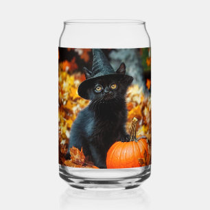 Chat noir d'Halloween et Citrouille