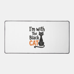 Chat noir drôle gravure vintage Halloween Design