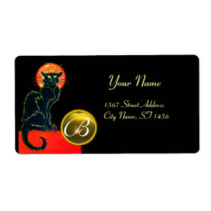 CHAT NOIR HALLOWEEN PARTY MONOGRAM