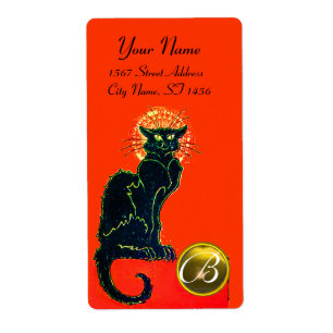 CHAT NOIR HALLOWEEN PARTY MONOGRAM