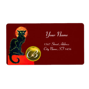 CHAT NOIR HALLOWEEN PARTY MONOGRAM