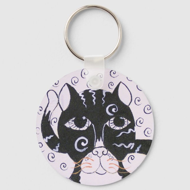 Chat  Noir Keychain (Front)