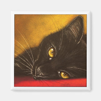 Chat noir lazy - Magnet