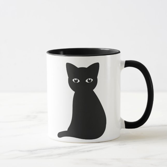 Chat noir Mug (Droite)
