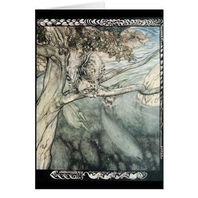 Chat par Arthur Rackham (Devant)