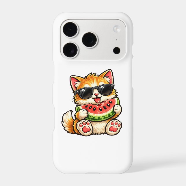 Chat pastèque cool (Verso)