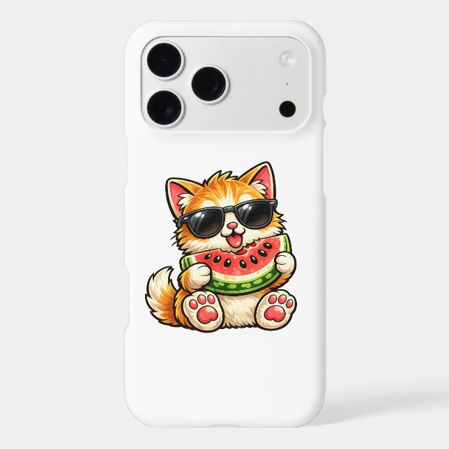 Chat pastèque cool (Verso)