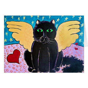 Chat pelucheux d'ange