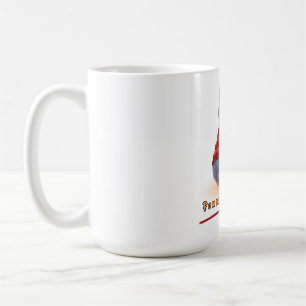Chat "Propulsé par le Café" Tenant Une Tasse de Ca