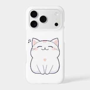 Chat qui chante avec une note de musique Design Ka