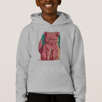 Chat Rose Drôle