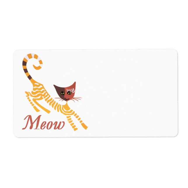 Chat rouge drôle (Devant)