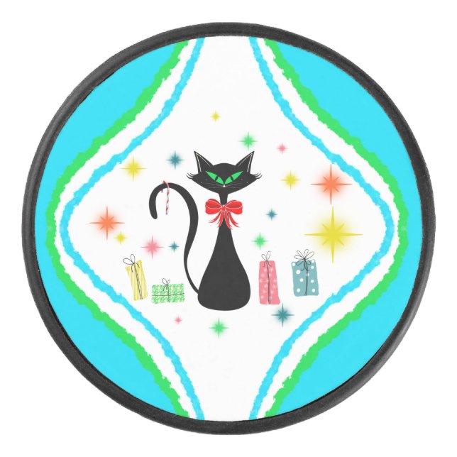 Chat Siamese Retro Christmas (Devant)