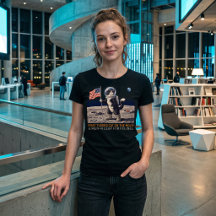 Chat Smoking Astronaute sur la Lune T-Shirt Rétro