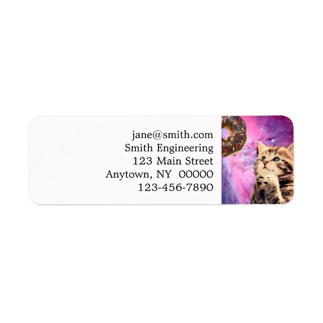 Chat souhaitant un beigne (Devant)