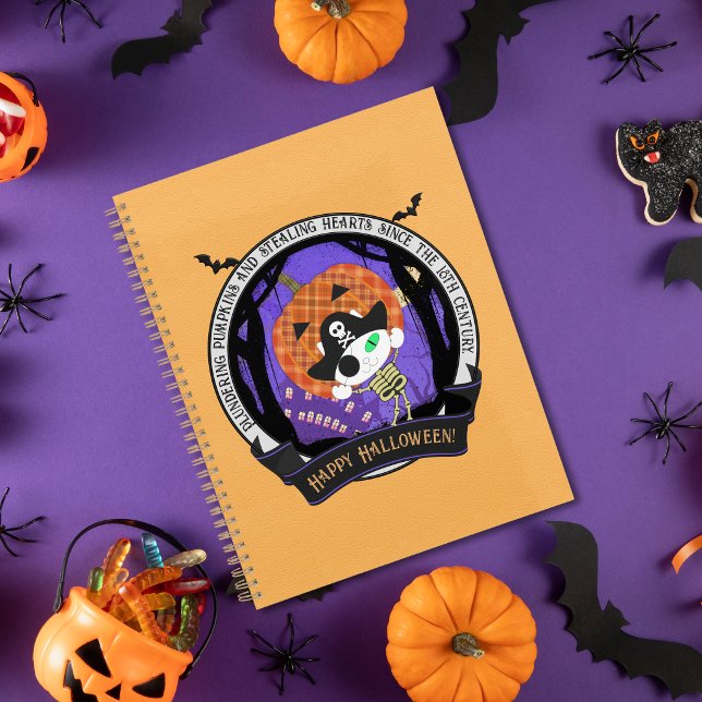 Chat squelette pirate (Pirate skeleton cat planner)