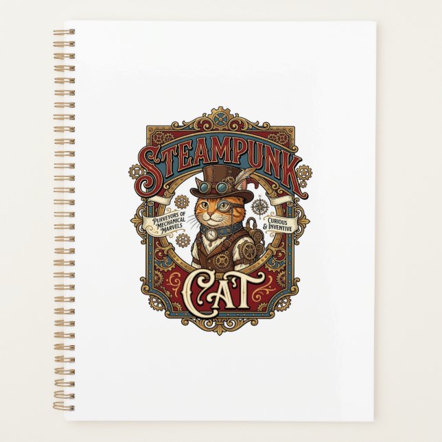 Chat Steampunk Steampunk Chat Vintage (Devant)