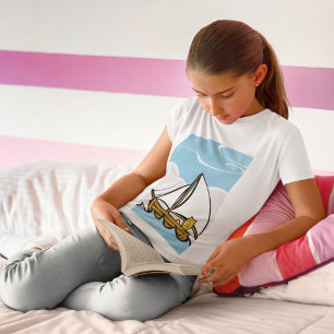 Chat Sur Voilier T-Shirt
