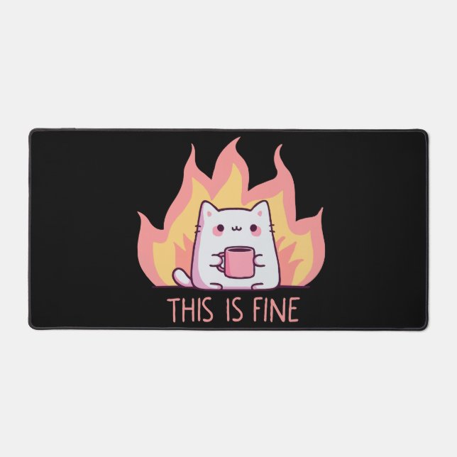 Chat Un Feu C'est Très Bien (Recto)