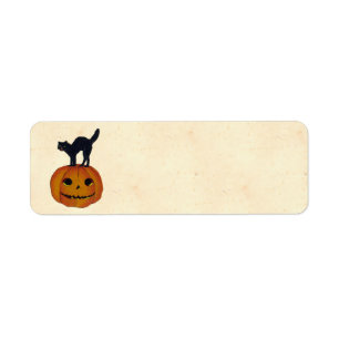 Chat vintage de Halloween
