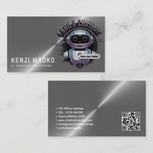 🤖Chatbot Developer Conversational AI Engineer NLP Business Card
