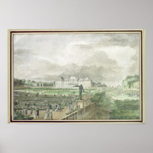 Chateau and Garden of Sceaux Poster