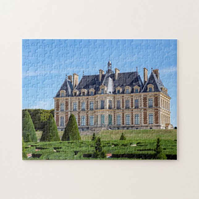 Chateau and parc de Sceaux in summer - France Jigsaw Puzzle (Horizontal)