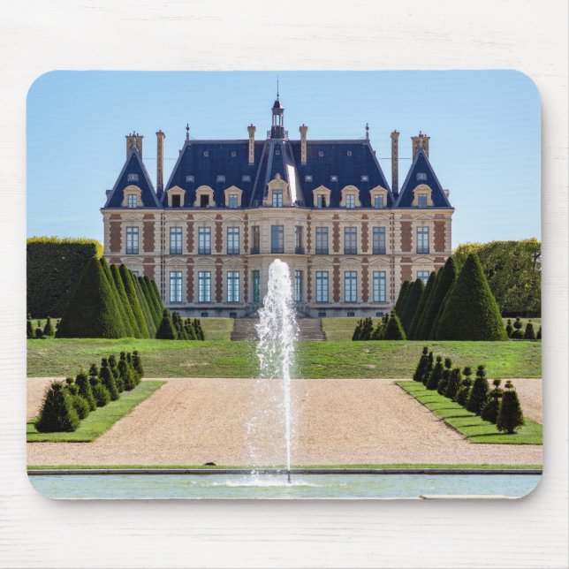 Chateau and parc de Sceaux in summer - France Mouse Pad (Front)