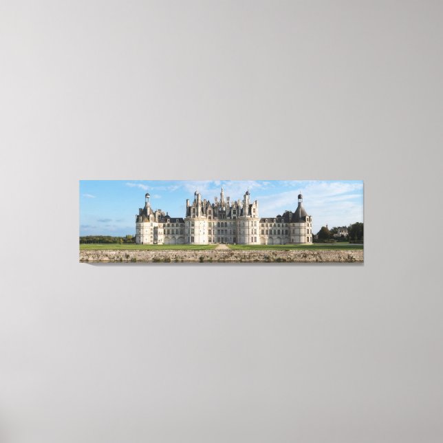 Chateau Chambord Canvas Print (Front)