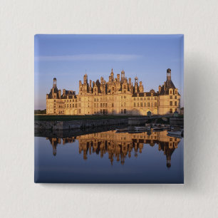 Chateau Chambord, Loire Valley, France 2 Inch Square Button