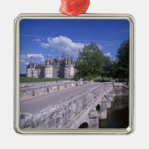 Chateau Chambord, Loire Valley, France Metal Ornament