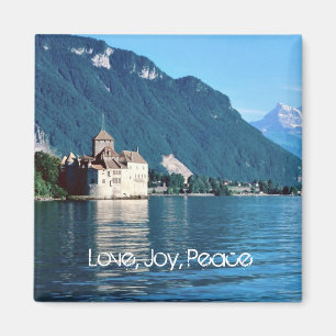 Chateau Chinon, beside Lake Geneva 5 Magnet