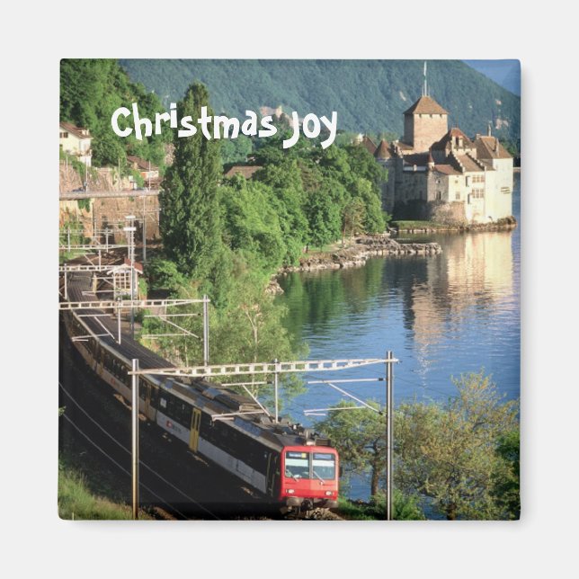 Chateau Chinon, beside Lake Geneva 6 Magnet (Front)