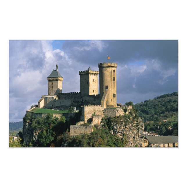 Chateau Comtal Chateau of the Counts of Photo Print (Front)