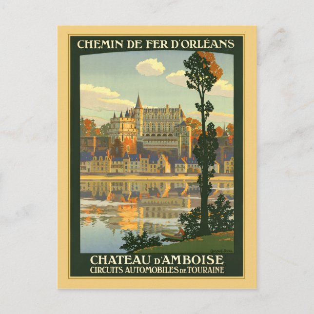 Chateau d'Amboise Postcard (Front)