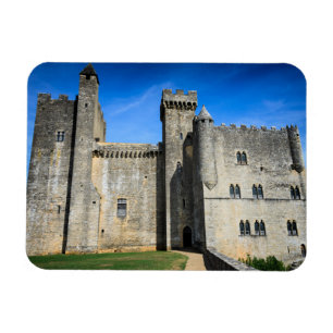 Chateau de Beynac castle rectangular magnet
