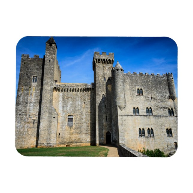 Chateau de Beynac castle rectangular magnet (Horizontal)