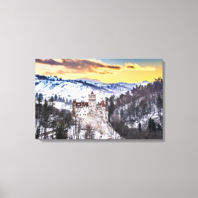 Château de Bran en toile (Recto)